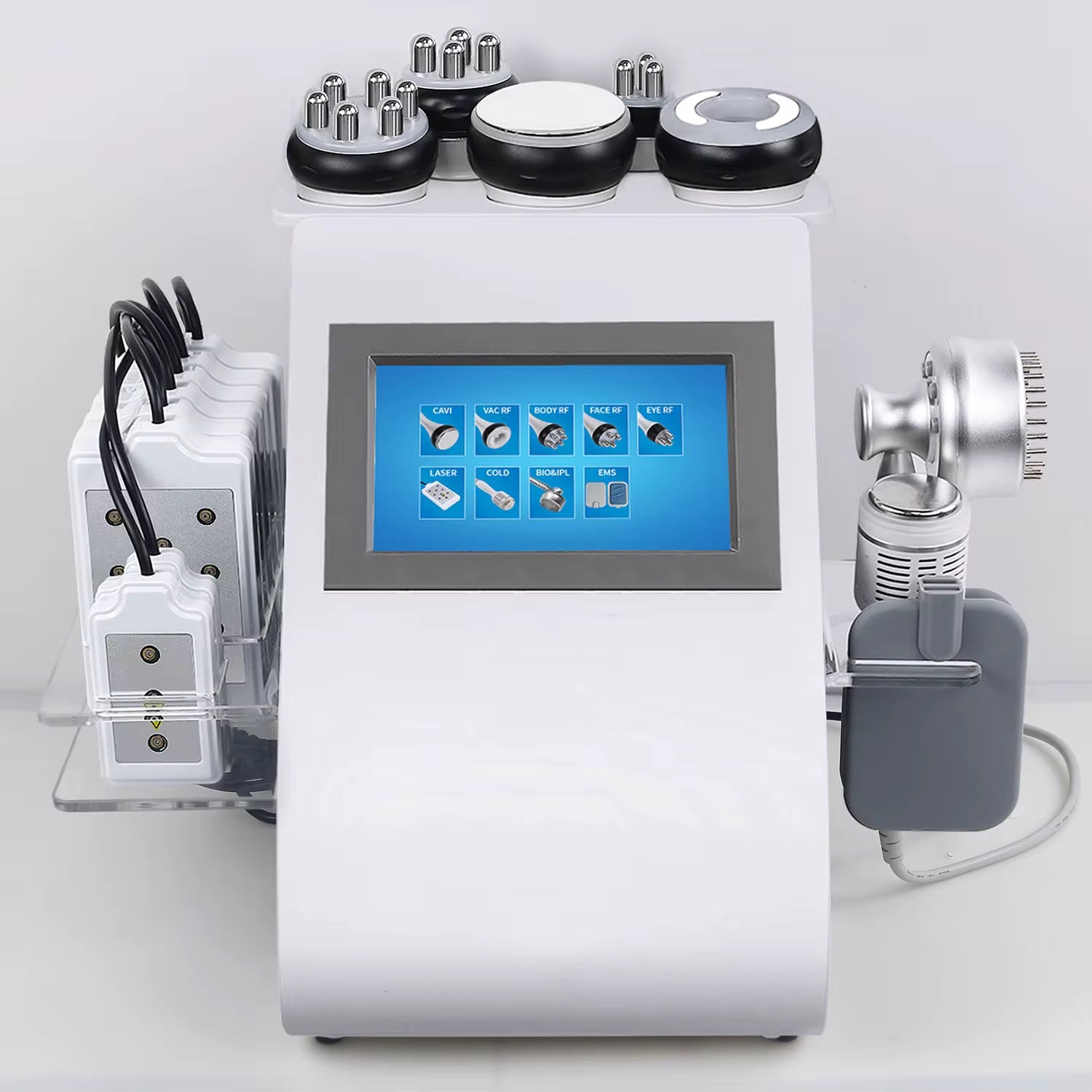 9 in 1 80k Cavitation Machine 2022 Vacuum Cavitation Slimming Equipment Laser Pads Lipo for Slimming Spa – Professional 7-in-1 HydraFacial Machine for Deep Cleansing, Hydration & Anti-Aging
