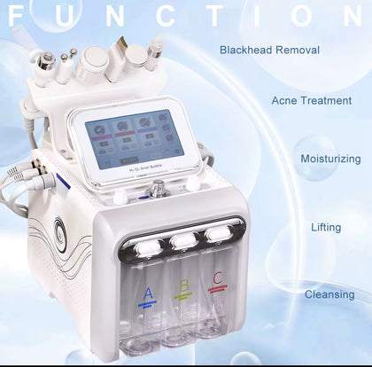 6 in 1 Hydra Dermabrasion Facial Cleaning Beauty Machine Hydro dermabrasion Facial Machine