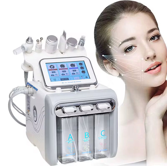 6 in 1 Hydra Dermabrasion Facial Cleaning Beauty Machine Hydro dermabrasion Facial Machine