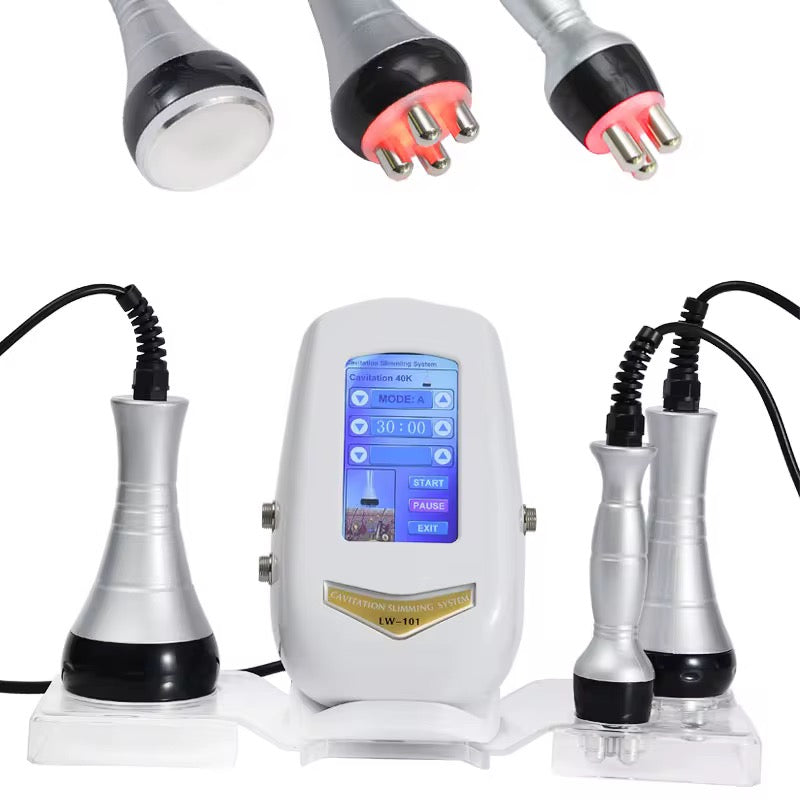 3 in 1 Multifunctional 40k Fat Burning Weight Loss Body Sculpting Radio Frequency Lipo Machine 80k Cavit Machine – 40K Cavitation & Multipolar RF Body Slimming Machine for Fat Reduction & Skin Tightening