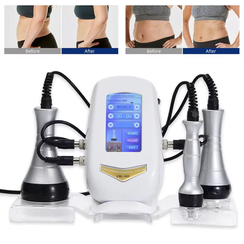 3 in 1 Multifunctional 40k Fat Burning Weight Loss Body Sculpting Radio Frequency Lipo Machine 80k Cavit Machine – 40K Cavitation & Multipolar RF Body Slimming Machine for Fat Reduction & Skin Tightening